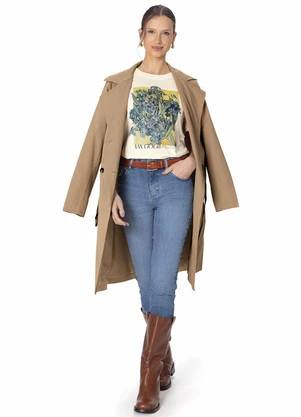 Malwee - Camiseta Alongada Van Gogh Off White - MALWEE