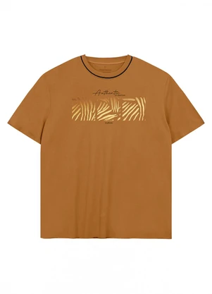 Malwee - Camiseta Ampla Authentic In Motion Caramelo - MALWEE