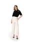 Enfim - Camiseta Ampla com Strass Off White - variação: Preto