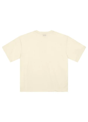 Enfim - Camiseta Ampla Fashion com Strass Off White - ENFIM
