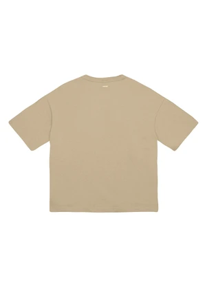Enfim - Camiseta Ampla Shine Bege - ENFIM