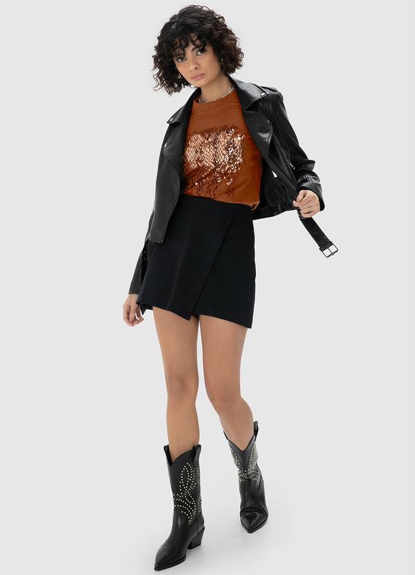 Enfim - Camiseta Caramelo Slim Animal Print 2