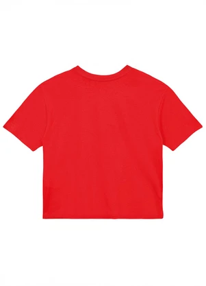 Malwee - Camiseta Comfort com Fenda Vermelho - MALWEE