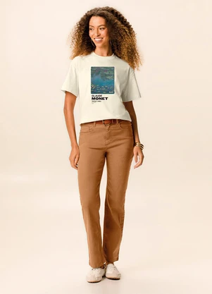 Malwee - Camiseta Comfort Monet Off White - MALWEE
