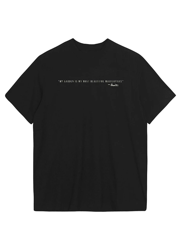 Malwee - Camiseta Comfort Monet Preto