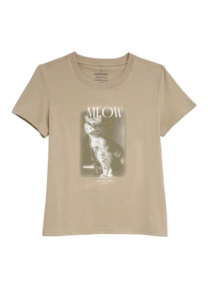 Malwee - Camiseta Cute & Comfy Areia - MALWEE