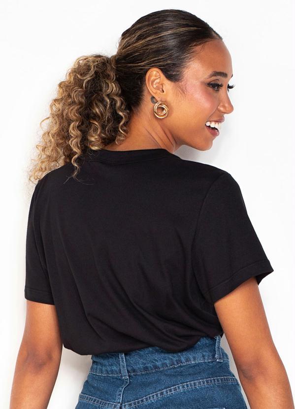 Colcci - Camiseta de Malha Preto 2