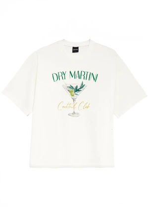 Enfim - Camiseta Dry Martini Ampla Branco - ENFIM