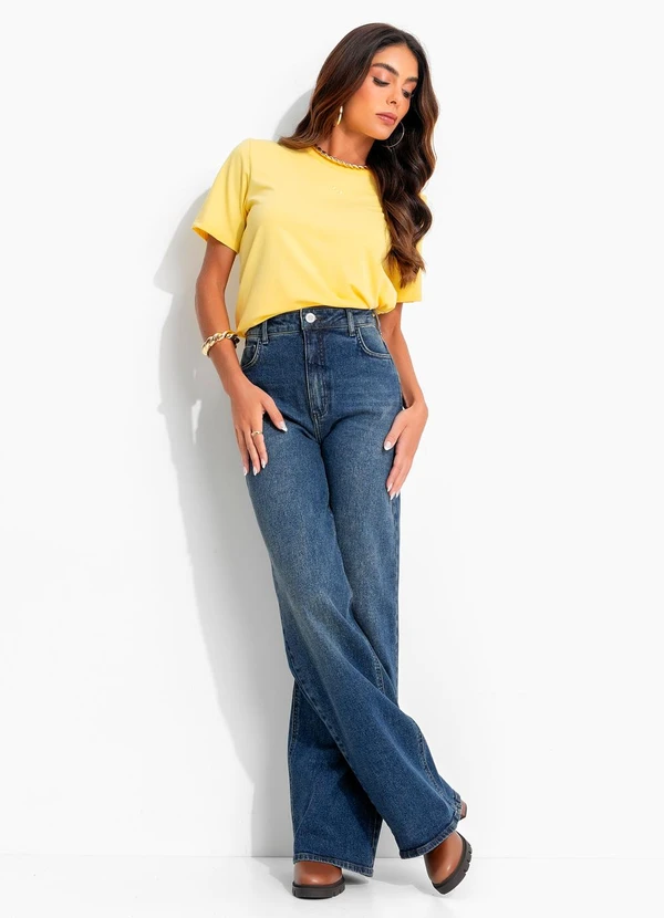 Colcci - Camiseta em Malha Amarelo 5