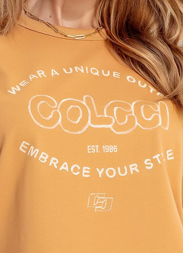 Colcci - Camiseta em Malha Bege 7