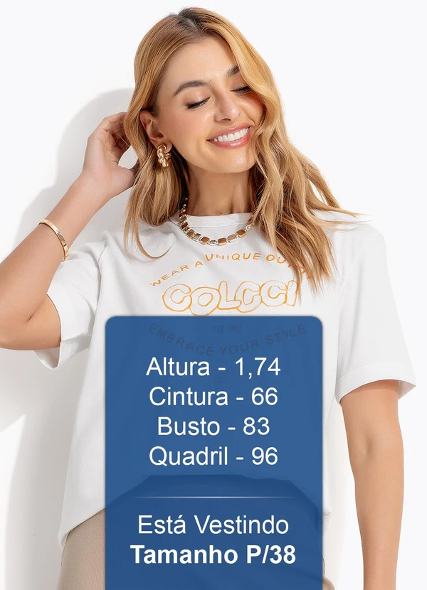 Colcci - Camiseta em Malha Off White 5