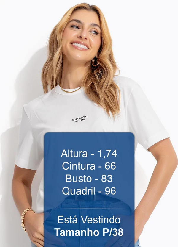 Colcci - Camiseta em Malha Off White 6