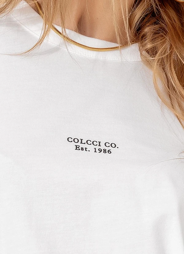 Colcci - Camiseta em Malha Off White 7