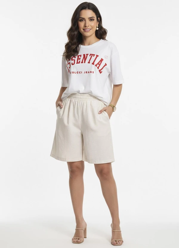 Colcci - Camiseta em Malha Off White 8