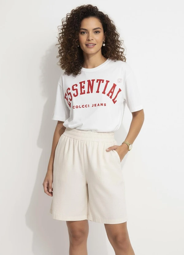 Colcci - Camiseta em Malha Off White 9