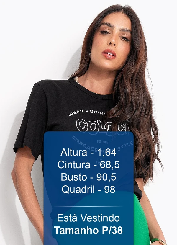 Colcci - Camiseta em Malha Preto 6