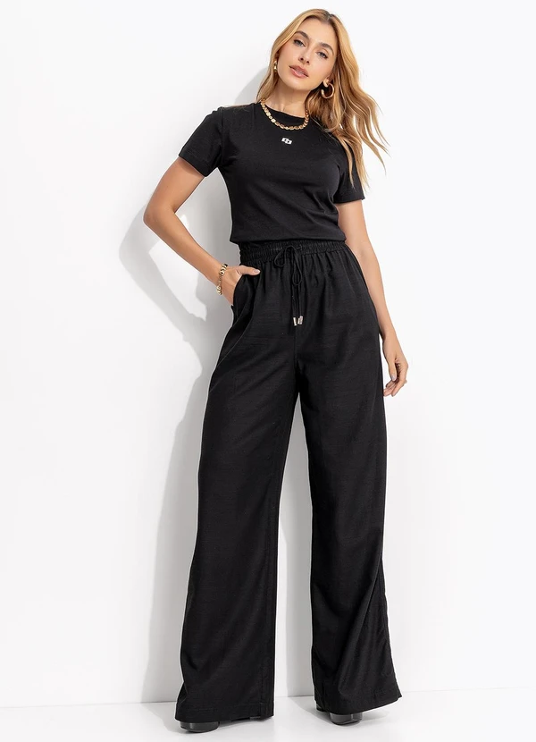 Colcci - Camiseta em Malha Preto 3