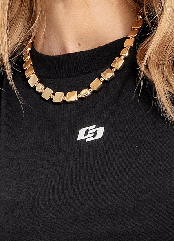 Colcci - Camiseta em Malha Preto 7