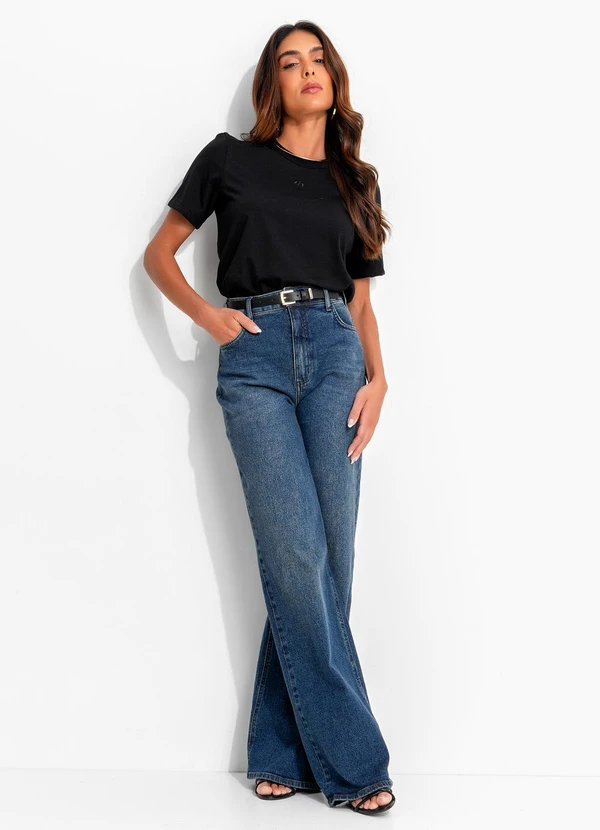 Colcci - Camiseta em Malha Preto 3