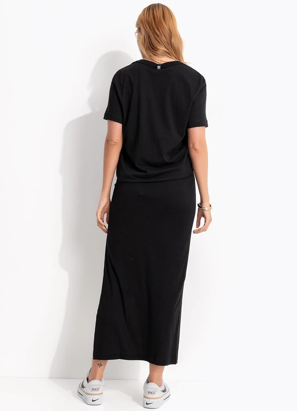 Colcci - Camiseta em Malha Preto 4