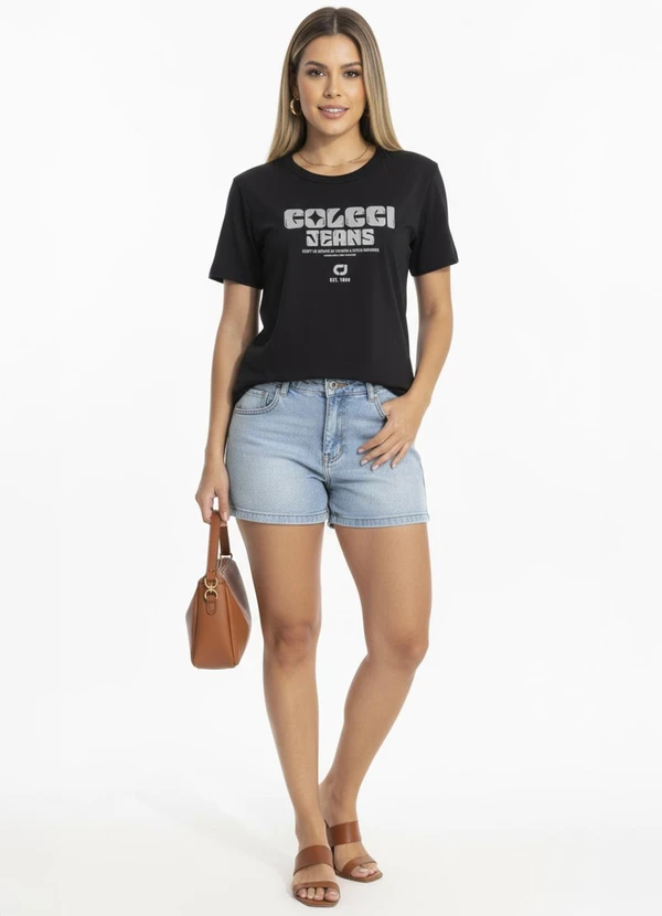 Colcci - Camiseta em Malha Preto 8