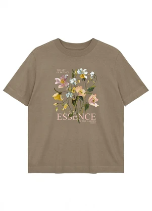 Malwee - Camiseta Essence Regular Taupe - MALWEE