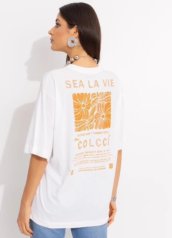 Colcci - Camiseta Estampada Off White 2