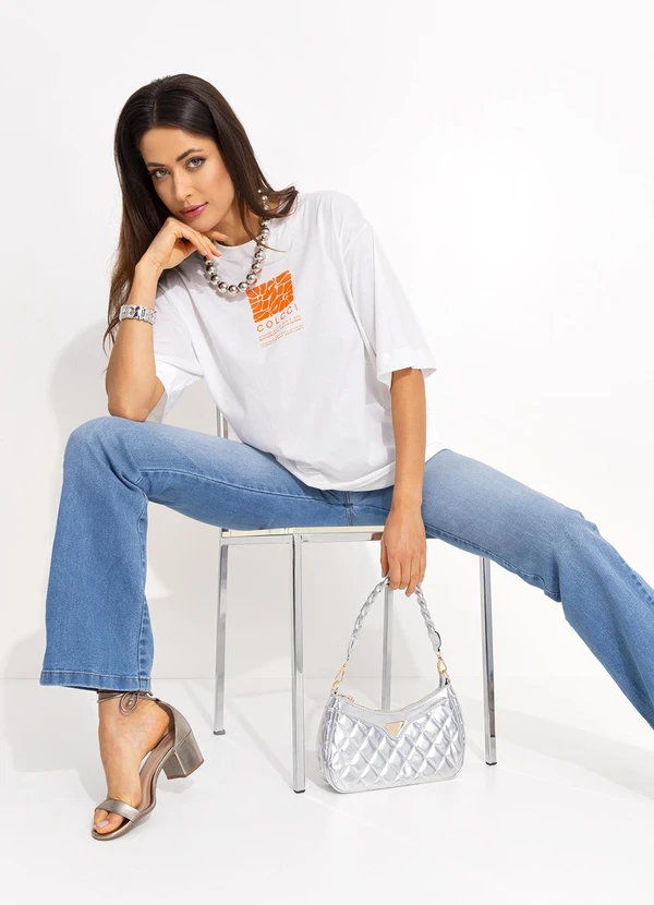 Colcci - Camiseta Estampada Off White 7