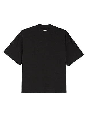 Enfim - Camiseta Feminina Ampla com Pedraria Preto - ENFIM
