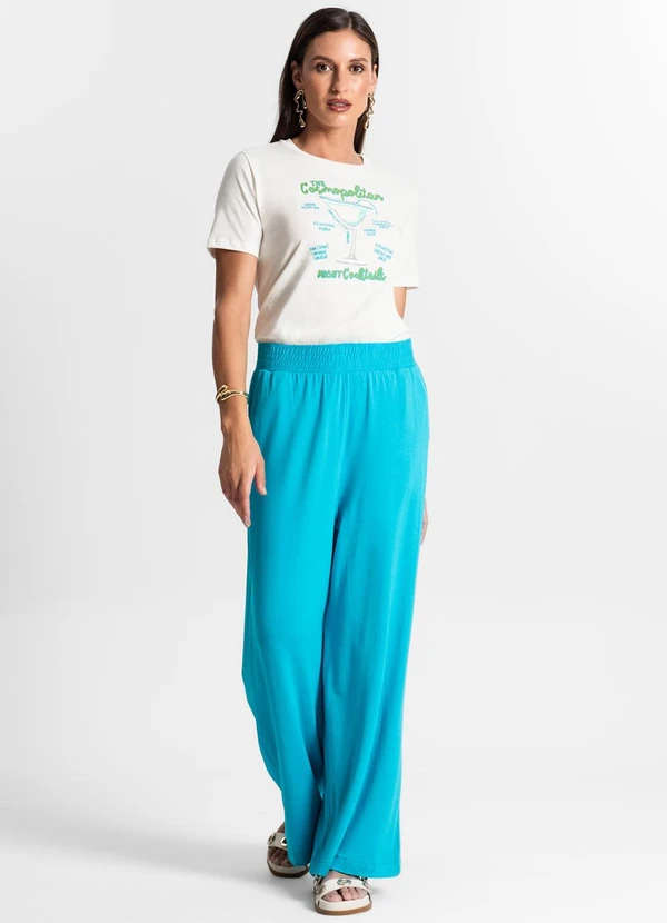 Rovitex - Camiseta Feminina em Meia Malha Bege 3