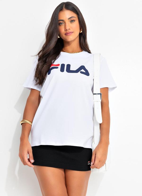 Fila - Camiseta Feminina Letter Premium Ii Branco 6