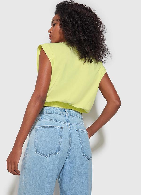 Enfim - Camiseta Feminina Muscle Tee Verde Limão 3