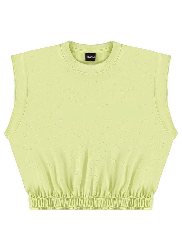 Enfim - Camiseta Feminina Muscle Tee Verde Limão 4