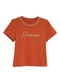 Malwee - Camiseta Harmonia em Malha Terracota - variação: Terracota