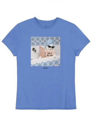 Malwee - Camiseta How To Not Care Azul - MALWEE