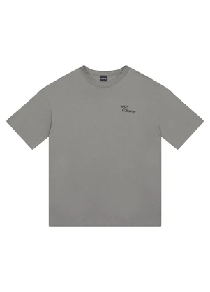 Enfim - Camiseta Made Of Charm Cinza - ENFIM