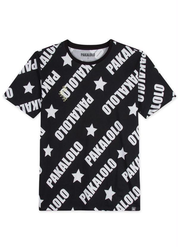 Pakalolo - Camiseta Manga Curta Feminina Preto