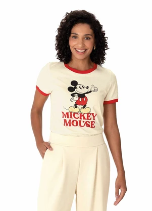 Malwee - Camiseta Mickey Mouse® Off White - MALWEE
