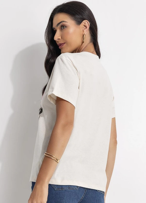 - Camiseta Mickey Mouse Bege 2