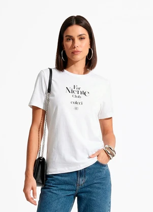 Colcci - Camiseta Off White - COLCCI