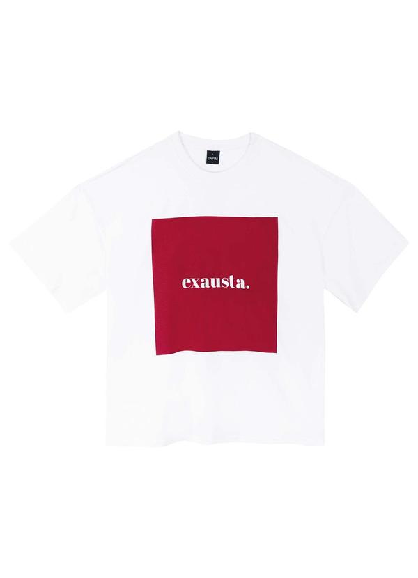 Enfim - Camiseta Oversized Icônica Feminina Rosa 2