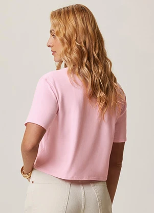 Malwee - Camiseta Peaches Rosa Claro - MALWEE