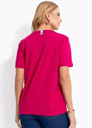 Colcci - Camiseta Rosa - COLCCI