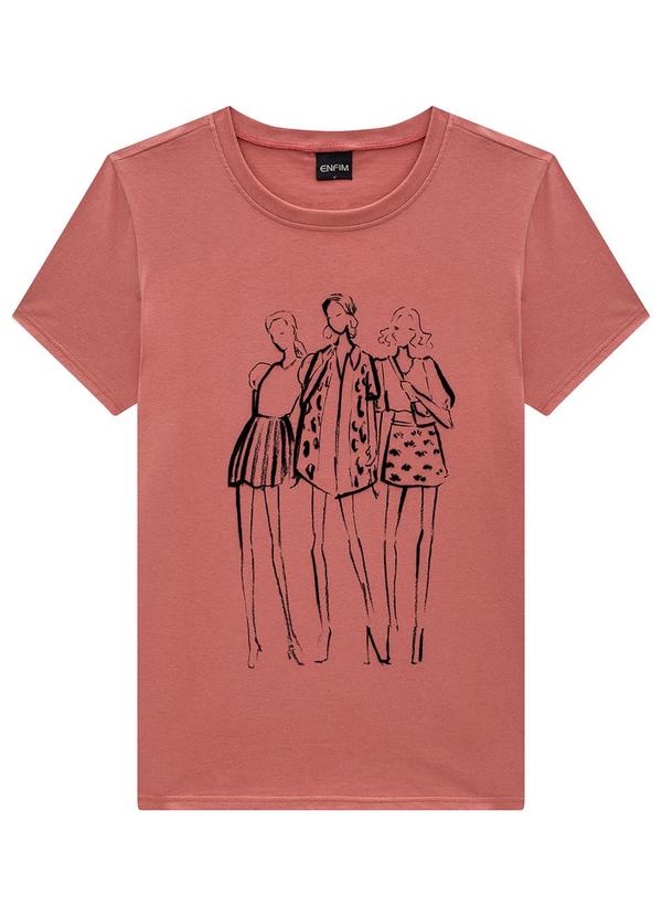 Enfim - Camiseta Rosê Slim Fashionista 2