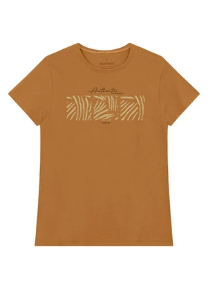 Malwee - Camiseta Slim Authentic In Motion Caramelo - MALWEE