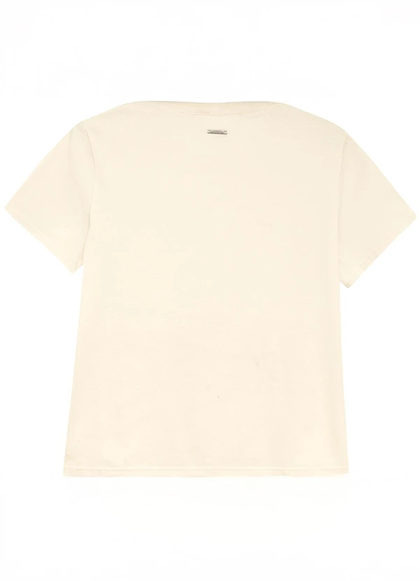 Enfim - Camiseta Slim com Rebites Off White 3