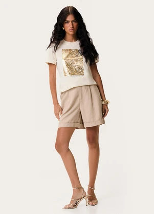 Enfim - Camiseta Slim Confidence Off White - ENFIM