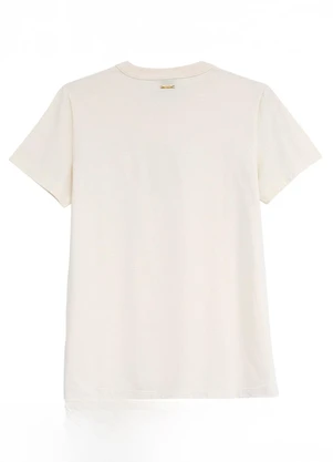 Enfim - Camiseta Slim Salt, Sea, Sun Branco - ENFIM