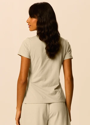 Malwee - Camiseta Sweet Like Me Areia - MALWEE