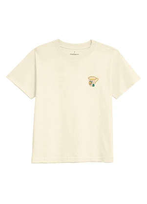 Malwee - Camiseta Tea Is Always a Good Idea Off White - MALWEE